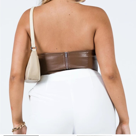 Princess Polly Brown Jessica bustier - Picture 2 of 9